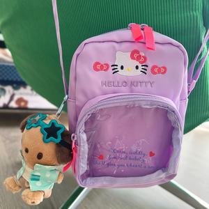 Милая сумка через плечо <span class=keywords><strong>Hello</strong></span> <span class=keywords><strong>Kitty</strong></span>, мультяшная сумка через плечо для девочек, модная и вместительная сумка-мессенджер для путешествий - Product Image 5