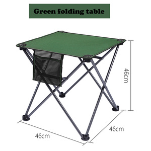 Design moderno in acciaio laccato pieghevole tavolo da Picnic e sgabelli all'aperto spiaggia festa da pranzo barbecue interno/esterno sedia pieghevole Set - Product Image 5