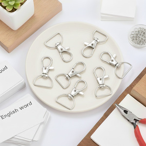 Zinc Alloy Metal Keychain Hook 15mm 20mm DIY <b>Bag</b> <b>Accessory</b> Strong Rotating Clasp Jewelry Hardware - Product Image 3