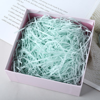 Vente en gros d'un sac brun 100g coloré raphia décorer et remplissage bonbons chocolat boîte-cadeau emballage froissé déchiqueté papier découpé