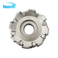 Tête de fraiseuse à face à 45 degrés BT50 445, acier allié au chrome-vanadium 42HRC, AlTin BOSIDE, disque de fraisage CNC D80-D160