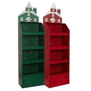 定制超市零售展示架 活动式纸板落地展示架 纸板产品展示架 - Product Image 1