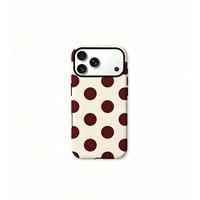 Coque de téléphone antichoc de luxe style Ins avec motif simple, étui de protection IMD pour iPhone 15 16 17 18, coque magnétique
