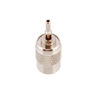 OEM <span class=keywords><strong>RF</strong></span> Coaxial RG58 RG316 RG174 Cable tornillo bloque de terminales plata TNC conector macho - Product Image 2