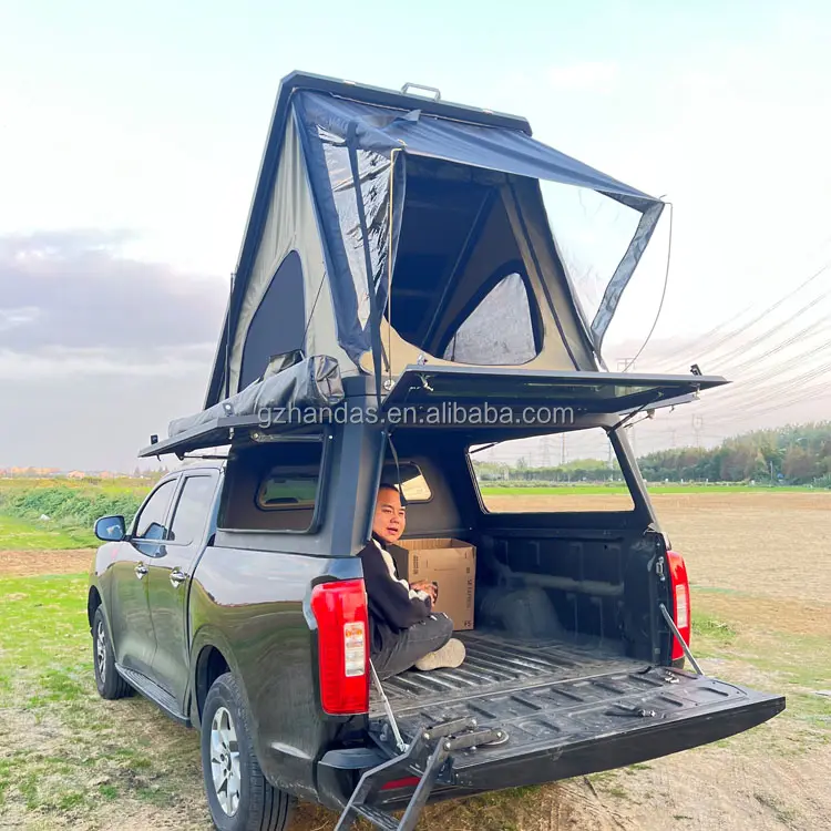 Handas Pickup 4x4 Regens ic heres, leichtes Stahl-Hardtop mit Dachzelt-LKW-Topper-Camper-Baldachin für großartiges Wand-Poer-Baldachin