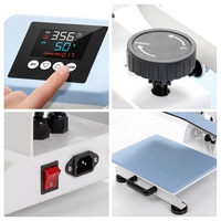 Presse à chaud numérique à écran LCD 23x30cm (9x12 pouces) à clapet pour sublimation, idéale pour les petites entreprises