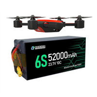 Qiqi 2025-CE Batterie au lithium-ion solide de haute qualité 52000mAh/35000mAh Batterie de drone rechargeable HV à longue durée de vie stable