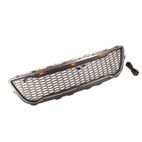Accesorios 4x4, Rejilla Delantera, Piezas de Accesorios para Parachoques Delantero para F150 1995-2003 con LED y Logotipo