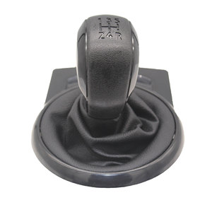 Citroen C4 MK1 Car Gear <b>Knob</b> Black Leather <b>Shift</b> Head Set Ergonomic Design 04-08 Model Fitment - Product Image 4