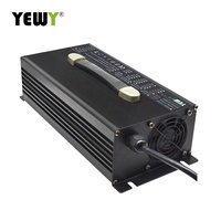 Chargeur de batterie portable personnalisé 12V 72V LiFePO4 pour chariot de golf, chargeur 36V pour balayeuse électrique, chargeur de batterie au lithium, boîte AU EU