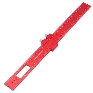 3Pcs 16/20/30 pouces Règle de poche de précision Règle à glissière en métal Règle à tracer en pouce et métrique de type T Règle carrée en T Track - Product Image 1
