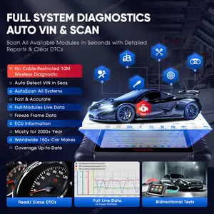 Autel Maxicom Mk808bt Pro 28 + Bedient Alle Systemen Obd2 Auto Scanner Diagnostische Tool Level-Up Van Mk808bt Mk808 Mk 808S Mx808