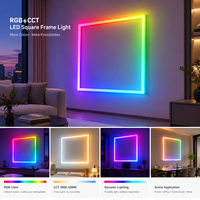 Lampu Panel LED Recessed yang Dapat Disesuaikan, Diredupkan, dan Berubah Warna dengan Pilihan 3000K/4000K/6500K, Lampu Plafon Grid