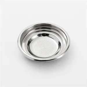 New Style Stainless Steel 58mm Filter Basket Espresso Coffee Machine Accessories Coffee Powder Bowls