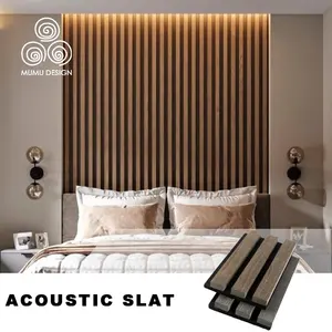 MUMU – panneau acoustique en bois noir avec isolation acoustique pour plafond et mur de classe