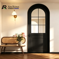 Porte Arquée en Fer Forgé de Luxe Faite à la Main, Utilisation Commerciale Moderne, Entrée Intérieure, Taille Personnalisée, Vente en Gros, Approvisionnement Direct Usine