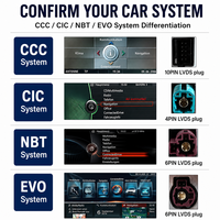 Personnalisation OEM et ODM pour BMW X5 F15 X6 F16 NBT/EVO (2014-2018) Système Linux 10.25/12.3" Autoradio, Unité centrale CarPlay Auto BT