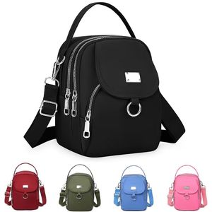 Bolso Bandolera Mini de Mujer, Verano, Moda, PU, Tela Oxford, Casual, Multibolsillos, Monedero Portátil con Cremallera - Product Image 1