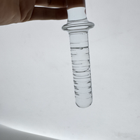 Dildos en verre borosilicate lisse pour hommes et femmes, stimulateur du point G, masseur de la prostate, lapin bleu, jouet sexuel écologique