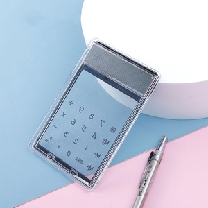 <span class=keywords><strong>Mini</strong></span> Kleurrijke Transparante <span class=keywords><strong>Calculator</strong></span> 8 Digitale Creatieve Rekenmachine Met Scherm Zonnepaneel Voor Geschenken - Product Image 5