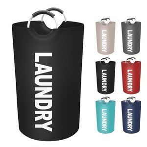 100 Liters <b>Laundry</b> Room Washing Hamper Canvas <b>Laundry</b> <b>Basket</b> with Handles for Home Dirty <b>Laundry</b> Bin - Product Image 3