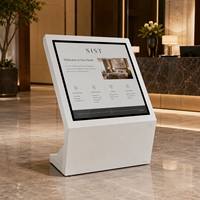 Support de sol autoportant pour affiches, présentoir d'affichage LCD tactile pour la publicité extérieure, restaurants, hôtels, magasins de détail