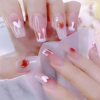 Fournisseur de Faux Ongles Artificiels en Gros Prix Compétitif Ongles à Pression Scintillants Couverture Complète à la Mode