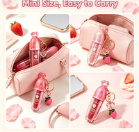 Gloss à lèvres rose hydratant et scintillant, non collant, effet miroir, maquillage pour les lèvres, gloss hydratant, gloss beauté, marque privée