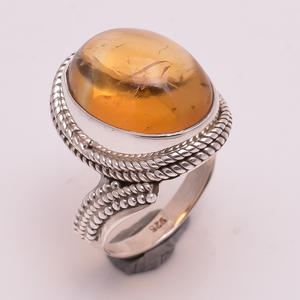 แหวนเงินสเตอร์ลิง925และไคยาไนต์ธรรมชาติทำด้วยมือเครื่องประดับชั้นดีสำหรับงานแต่งงานขายส่ง - Product Image 6