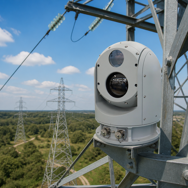 Long Distance Multi Sensor Thermal Infrared Thermal Camera for Fire Source Prevention & Monitoring