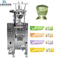 Máquina de envasado de bolsas de esquina de tres sellos de alta velocidad recíproca para fertilizantes, nutrientes y líquidos de enraizamiento en bolsas individuales