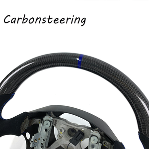 Volante in Fibra di Carbonio Premium per Subaru Impreza WRX <span class=keywords><strong>STI</strong></span> 2002-2004 Telaio GD, Personalizzato JDM per Prestazioni Sportive - Product Image 2
