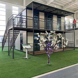 可扩展集装箱房屋预制模块化可折叠移动房屋，采用夹芯板，现代设计，可定制颜色 - Product Image 4