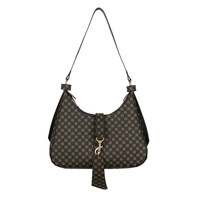Tas Selempang Wanita Berkualitas Tinggi Motif Geometris, Tas Kulit PU Kotak-kotak, Tas Bahu Desainer Fashion