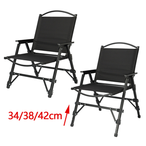 Chaise de camping pliable compacte réglable de haute qualité avec cadre en aluminium personnalisé pour l'extérieur - Product Image 1