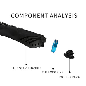 고품질 알루미늄 자전거 핸들 알루미늄 합금 멀티 컬러 도금 핸들 그립 특가 판매 - Product Image 6