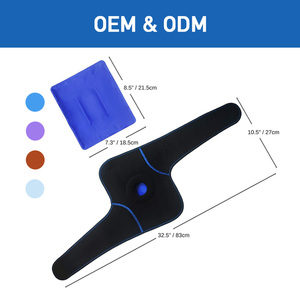 Giảm nhẹ đầu gối Ice <span class=keywords><strong>Pak</strong></span> cho chấn thương có thể điều chỉnh sưởi ấm đầu gối gói Hot lạnh Gel trị liệu băng gói cho đầu gối chăm sóc - Product Image 5