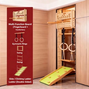 Wellshow Rock <span class=keywords><strong>Climbing</strong></span> Hangboard, planche d'entraînement en bois pour la force des mains, planche d'entraînement pour les doigts, exerceur pour les avant-bras, pour les grimpeurs et les athlètes - Product Image 6