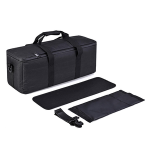 Sac de pêche sur glace rectangulaire en nylon 55 cm, sacoche d'épaule étanche pour rangement de cannes à pêche et leurres en extérieur - Product Image 3