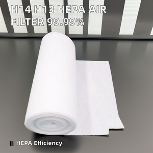 <span class=keywords><strong>0.3</strong></span> <span class=keywords><strong>micron</strong></span> trung bình hiệu quả công nghiệp HEPA Bộ lọc không khí phương tiện truyền thông 99.99% xếp li lọc mới H14 H13 cho khách sạn - Product Image 6