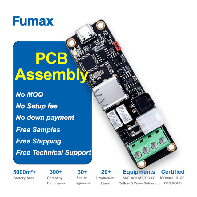Professional Free Sample Single Sided FR4 Multi-Layer High TG PCB OEM Manufacturing Led Strip Assembly PCBA ENIG/HASL Surface