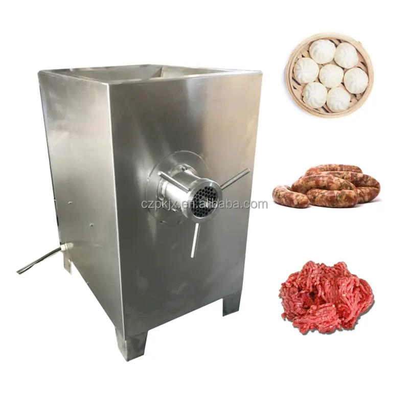 冷凍ポークグラインダーは効率的に機能します/自動冷凍肉ミンサー/冷凍鶏ミンチ機中古工業用
