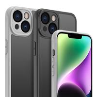 Étui de téléphone imperméable et résistant aux chocs, respectueux de l'environnement, effet peau, pour 16 15 Pro Max 14 13 12 11 Pro Plus TPU/PC Mobile