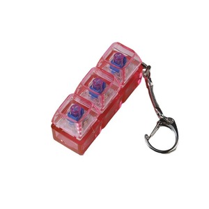 2/3/4 Phím UV In Nhựa LED Ánh Sáng Keychain Bàn Phím Cơ Khí Chuyển Đổi Keycap Tester Với Phim Hoạt Hình Cứu Trợ Phim Hoạt Hình Vòng Chìa Khóa - Product Image 3