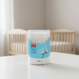 Hisopos de algodón para bebés al por mayor OEM, de doble punta, con mango de papel en espiral, suaves y de alta calidad, para el cuidado de recién nacidos 9039 - Product Image 2