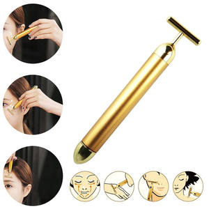 Productos Más Vendidos 2018 <span class=keywords><strong>en</strong></span> EE. UU., Máquina <span class=keywords><strong>de</strong></span> Belleza Portátil, Lifting Facial, Masajeador <span class=keywords><strong>de</strong></span> Belleza Dorado <span class=keywords><strong>de</strong></span> 24K - Product Image 3