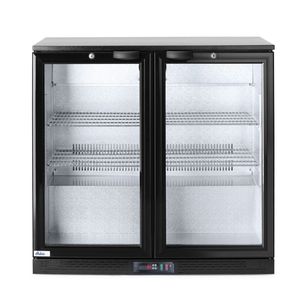 ตู้เย็นอาร์กติก 158 ลิตร แบบสองประตู ด้านหลังเป็นบาร์ 220-240V/160W 900x530x870 มม. สีดำ อุปกรณ์ครัวเชิงพาณิชย์ - Product Image 1