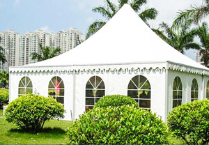 Tente de réception de luxe en PVC imperméable <span class=keywords><strong>pour</strong></span> événements sportifs, chapiteau de mariage, grande tente de jardin en aluminium, gazebo pagode extérieur - Product Image 5