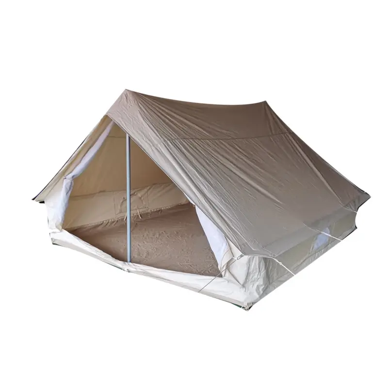 אוקספורד קמפינג אוהלים חיצוני קמפינג בד כותנה עמיד למים אטים לגשם Uv בידוד קר הוכחה צריף משפחת 4 אנשים 1 Pc 28kg