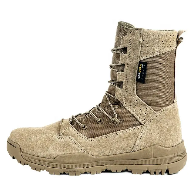 Spring And Autumn New Men And Women Outdoor Hiking Boots High-top Waterproof Ultra Light Leather Tactical Boots Botas Tcticas